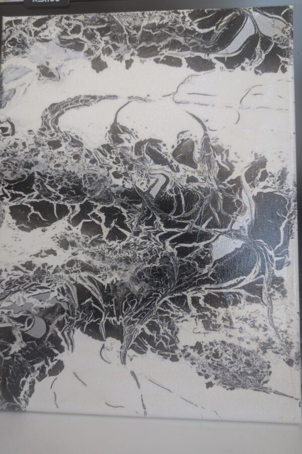 Black and White Abstract - Wall ART