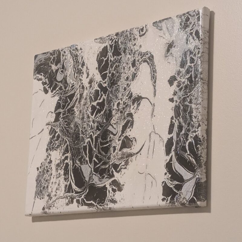Black and White Abstract - Wall ART