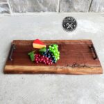 Live Edge Walnut Charcuterie Boards-Personalized
