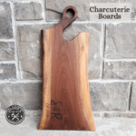 Live Edge Walnut Charcuterie Boards Personalized