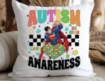 Autism Awareness Pillows - Super Heros