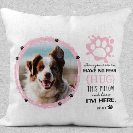 Memorial dog pillow - Personalized