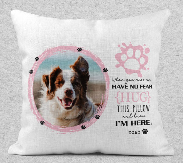 Memorial dog pillow - Personalized