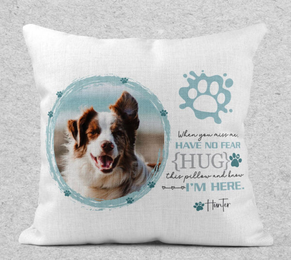 Memorial dog pillow - Personalized