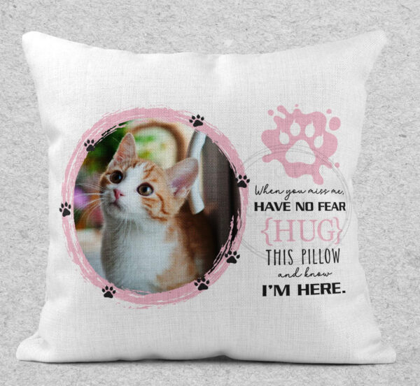 Memorial Cat Pillow - Personalized
