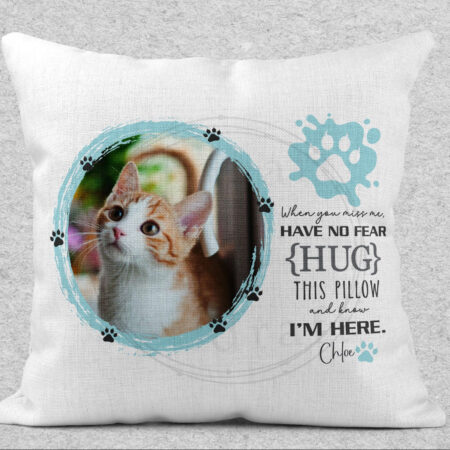 Memorial Cat Pillow - Personalized