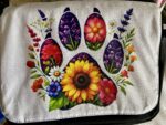 Flower paw crossbody bag