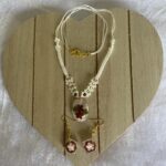 Quilling Love Die-cut Rose White Jewerly Set