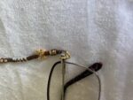Quilling Love Macrame Brown Eyeglasses handles