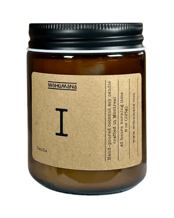 Wohumana I – Vanilla Candle | Coconut Soy Wax | Wood Wick