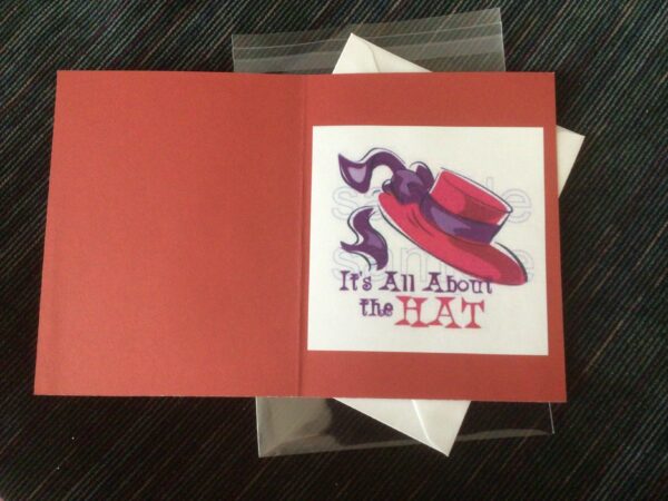 Greeting card Red Hat