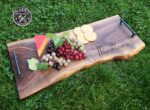 Live Edge Walnut Charcuterie Boards-Personalized