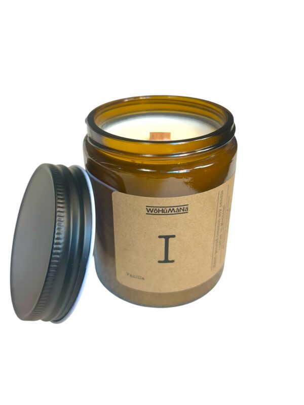Wohumana I – Vanilla Candle | Coconut Soy Wax | Wood Wick