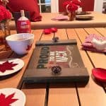 Rustic Proud to Be Candian Tray