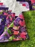Handmade Fields and Furrows Log Cabin quilt