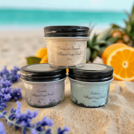 Whipped Sugar Scrub Gift Set / Coffret Gommage au Sucre Fouetté, 375 g. - Free Shipping