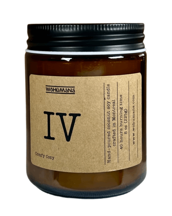Wohumana IV – Comfy Cozy Candle | Coconut Soy Wax | Wood Wick