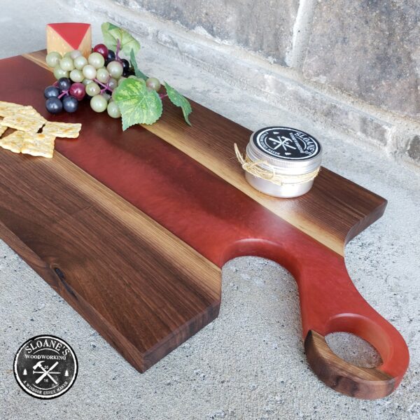 Walnut & Epoxy Charcuterie Boards