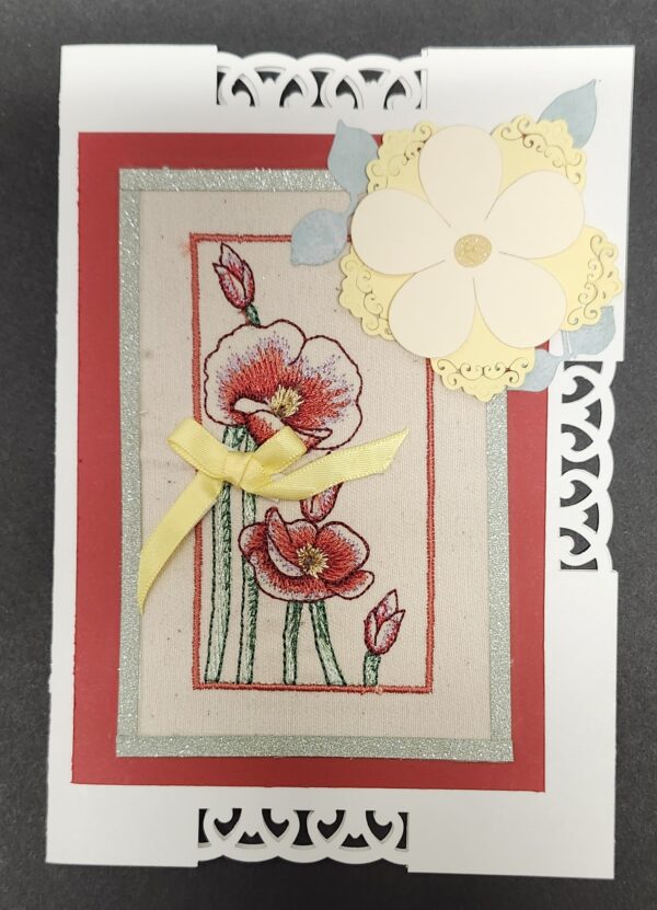 Machine Embroidered Greeting Cards