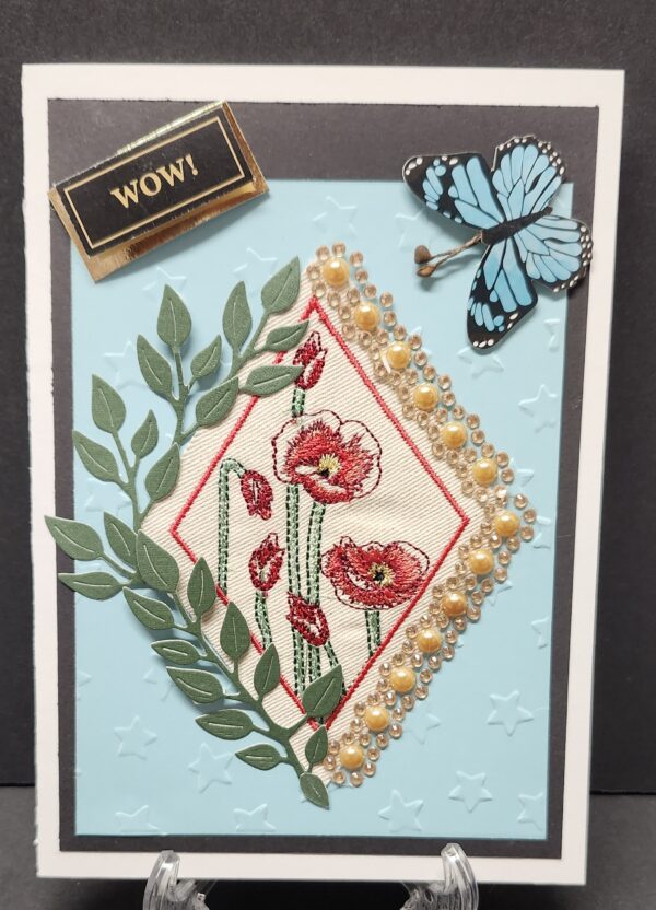 Machine Embroidered Greeting Cards
