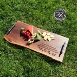 Live Edge Walnut Charcuterie Boards-Personalized