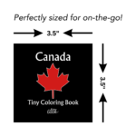 Canada Tiny Coloring Book