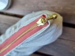 Kimono Clam-shaped Pouch made of Japanese Vintage Kimono with YKK Zipper Fabric cosmetic pouch small bag antique kimono repurposed upcycling