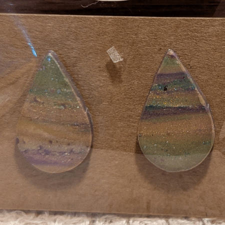 Shimmer & Shine: Handcrafted Teardrop Earrings