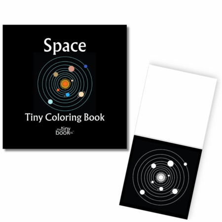 Space Tiny Coloring Book