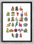 Animals Alphabet Chart | Digital Download