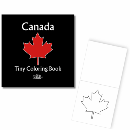 Canada Tiny Coloring Book