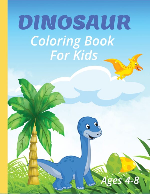 Dinosaur Coloring Book For Children | Digital Download