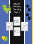 Dinosaur Coloring Book For Children | Digital Download