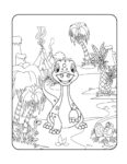Dinosaur Coloring Book For Children | Digital Download