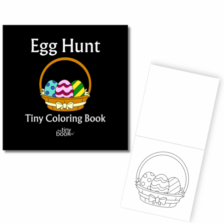 Egg Hunt Tiny Coloring Book