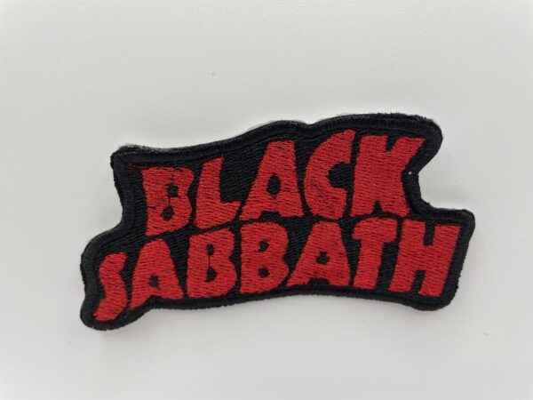 Black Sabbath embroidered patch.