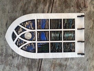 Key Holder Forest, Moon and Ocean