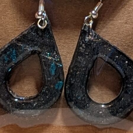 Midnight Galaxy Teardrop Earrings – Make Every Night Sparkle