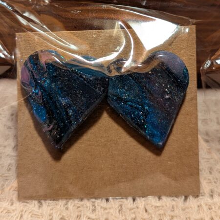 Celestial Heart Earrings – Wear the Night Sky