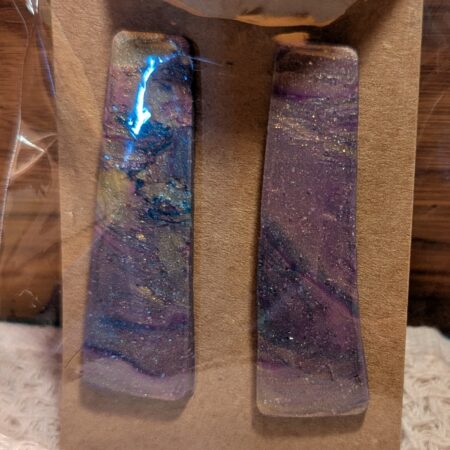 Galaxy Dreams Earrings – Handcrafted by Family Tree Treasures and Treats