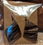 Unleash Your Bold Side with Midnight Marble Earrings