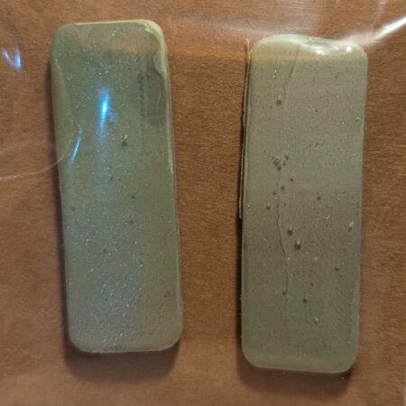 Introducing Our Elegant Sage Green Rectangle Earrings!