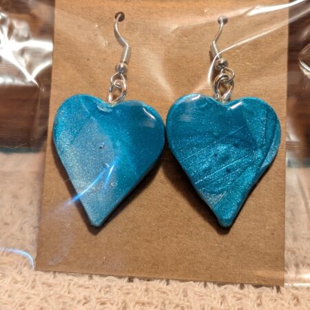 Make Every Day Shine with Ocean Heart Earrings!