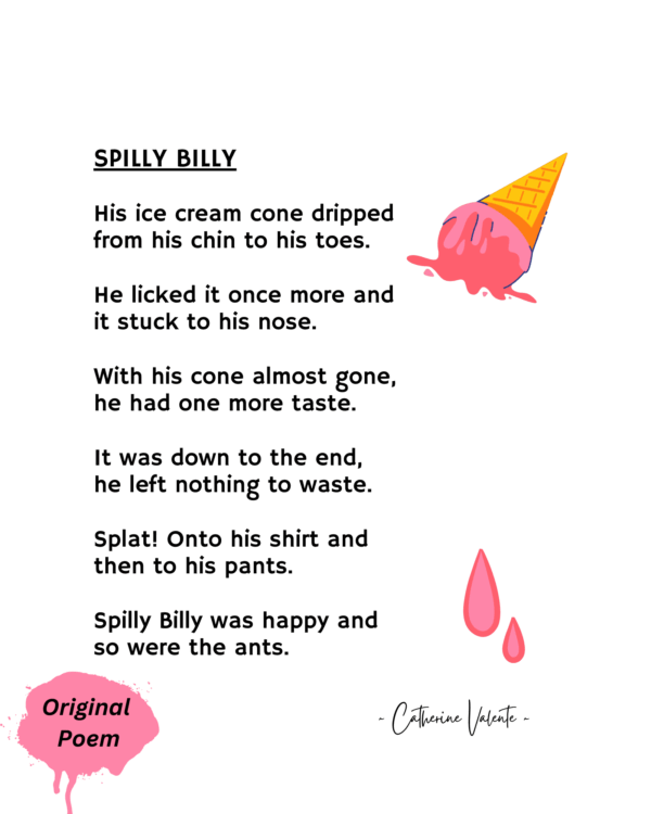 Spilly Billy | Children's Poem | Digital Download