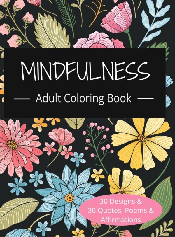 Mindfulness | Adult Coloring Book | Digital Downlaod
