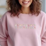 Embroidered Floral Mama Sweatshirt | Custom Mama