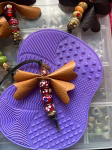 Dragonfly keychain/ bag dangle