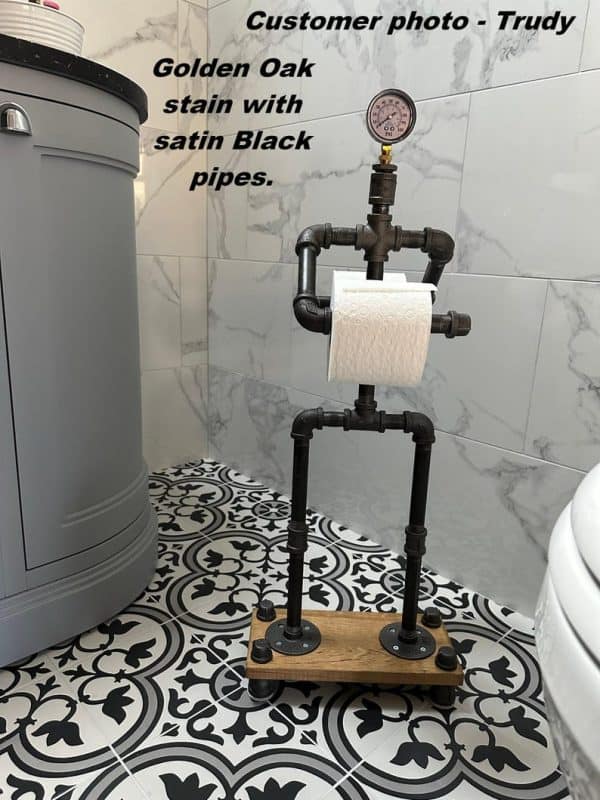Robbie the toilet paper stand butler - toilet paper stand - toilet roll butler