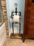 Robbie the toilet paper stand butler - toilet paper stand - toilet roll butler