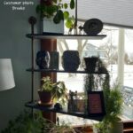 FREE SHIPPING Swivel Plant Rack - 1 to 4 shelfs Available - Swivel Display Rack & Plant Shelf